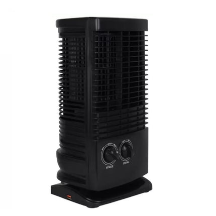 Hometronics Air Circulation 304 Mini Tower Fan With USB Phone Charging High Speed Tower Fan Tower Fan For Home| Lightweight Portable Tower AC| Tough Blower With 3 Speed Control (BLACK) 
