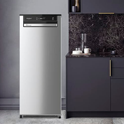 Whirlpool 192 L 3 Star Vitamagic PRO Frost Free Direct-Cool Single Door Refrigerator (215 VITAMAGIC PRO PRM 3S MAGNUM STEEL-Z Fridge, Silver, Auto Defrost Technology, 2024 Model) 