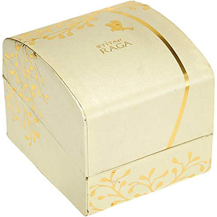 Titan Raga Aqua Mother of Pearl Dial Analog Metal Strap Watch for Women-NS9812WM01 