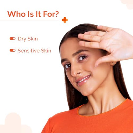 The Derma Co 1% Hyaluronic Sunscreen Hydrating Gel SPF 50 PA++++ | For Dry, Sensitive Skin | Lightweight Texture | No White Cast | UVA/UVB, Broad Spectrum Protection & Blue Light Protection | Non- Comedogenic | Clinically Tested - (In -Vivo) | Tan Protect 