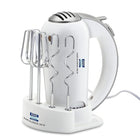 KENT 16051 Hand Blender 300 W | 5 Variable Speed Control | Multiple Beaters & Dough Hooks | Turbo Function, Plastic, 300 Watts 