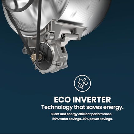 IFB 8 Kg 5 Star Powered by AI with 9 Swirl Wash, WiFi, Fully Automatic Front Load Washing Machine (Senator GXN 8012, Steam Refresh Program with Eco Inverter, Grey) 