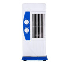 Hometronics Tower Fan For Home| Lightweight Portable Tower AC| Tough Blower With 3 Speed Control| Cooler for home|, Low Power Consumption and Anti-Rust Body, (BLUE & WHITE) 