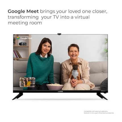 Wobble 80 cm (32 inches) UD Series HD Ready Smart LED Google TV WB32GTAW9216HDFL (Black) 