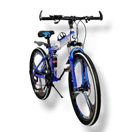 Amaze Kai Foldable Mountain Bike for Men, 21 Speed Gear, 3 Spoke, Double Disc Brake 