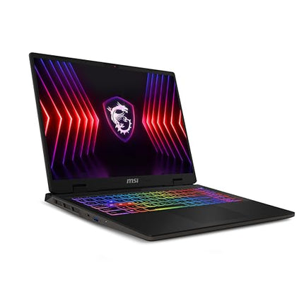 MSI Sword 16 HX, Intel 13th Gen. i9-13980HX, 41CM 16:10 FHD+ 144Hz Gaming Laptop(32GB/1TB NVMe SSD/Windows 11 Home/Office 2021/NVIDIA GeForce RTX 4060, GDDR6 8GB /Cosmos Gray/2.3Kg),13VFKG-652IN 