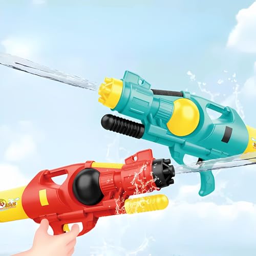 Storio Holi Holi Pichkari Water Gun Toy for Kids with Upto 30Ft Range |High Pressure Mechanism Ideal Outdoor Toy for Pool & Beach Fun 