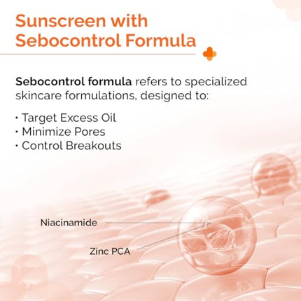 The Derma Co 1% Hyaluronic Sunscreen Oil-Free Gel SPF 50 PA++++ | For Oily, Acne-Prone Skin | Lightweight Texture | No White Cast | UVA/UVB, Broad Spectrum Protection & Blue Light Protection | Non- Comedogenic | Clinically Tested - (In -Vivo) | Tan Protec 