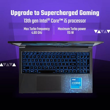 Acer SmartChoice ALG, 13th Gen Intel Core i5-13420H, NVIDIA GeForce RTX 3050-6GB DDR6, 16GB RAM, 512GB SSD, FHD 15.6"/39.62 cm, 144Hz, Windows 11 Home, Steel Gray, 1.99 KG, AL15G-53,Gaming Laptop 