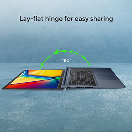 ASUS Vivobook 15, Intel Core i5-12500H 12th Gen,Thin and Light Laptop,15.6" (39.62 cm) FHD, (8GB RAM/512GB/Windows11/Office 2021/Blue/1.7 kg), X1502ZA-EJ523WS 