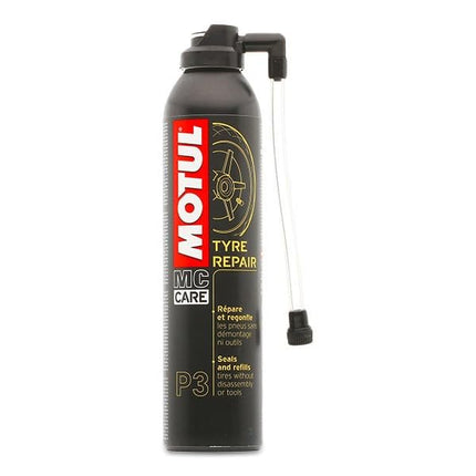 Motul Tyre Repair Foam – Quick Seal & Inflate Solution | Fast Emergency Fix | No Tyre Removal Needed 