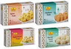 Haldiram's Nagpur Peda Combo Pack (Rajasthani Peda, Kesar Peda, Mathura Peda, Special Malai Peda) 250gm x 4, Milk 