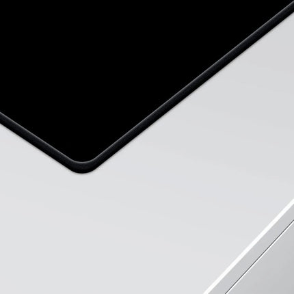 Bosch Built in Gas Hob Black Tempered glass Glass 4 Burner Auto Ignition 75 cm True Brass 2D Ring Burners with Matt Black Heat Shields & Cast Iron pan supports (PNI7B6F20I) 