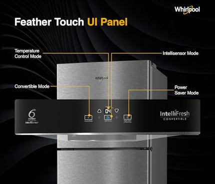 Whirlpool 431 L 2 Star IntelliFresh Convertible Inverter Frost Free Double Door Refrigerator (IF INV CNV 480 ALPHA STEEL-Z, 2S, 2023 Model) 