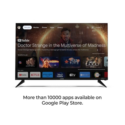 Wobble 80 cm (32 inches) UD Series HD Ready Smart LED Google TV WB32GTAW9216HDFL (Black) 