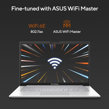 ASUS Vivobook Go 14, AMD Ryzen 3 7320U, Thin and Light Laptop, 14" (35.56 cm) FHD, (8 GB RAM/512GB SSD/Windows 11/Office 2021/42WHr /Silver/1.38 kg), E1404FA-NK321WS 