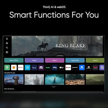 LG 108 cm (43 inches) QNED-75 Year 2024 Edition 4K Ultra HD (3840x2160) Smart WebOS QNED TV 43QNED75SRA (Black) 