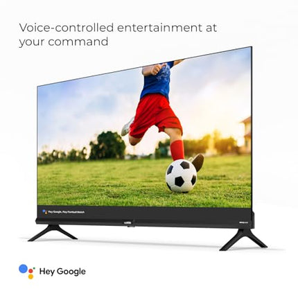 Wobble 139.7 cm (55 inches) UD Series 4K Ultra HD Smart LED Google TV WB55GTAW9602UDFL (Black) 