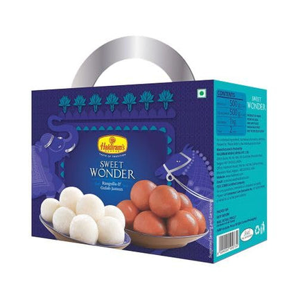 Haldiram's Nagpur Sweet Wonder (1kg) With Holi Colour gift Box 