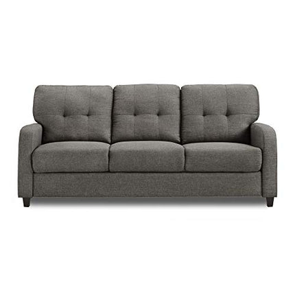 Adorn India Astor 3 Seater Sofa (Grey) (3 Year Warranty) 