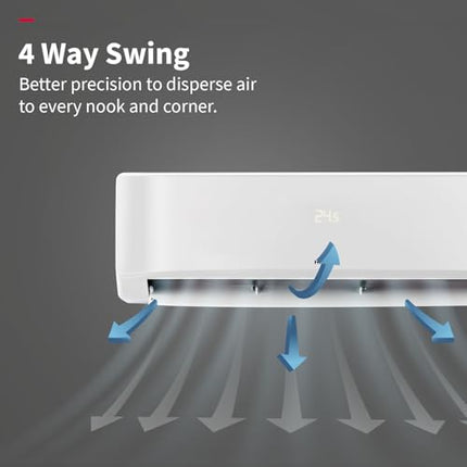 Hitachi 1.5 Ton Class 5 Star, 4-Way Swing, ice Clean, Xpandable+, Inverter Split AC (100% Copper, Dust Filter,5400STXL RAS.G518PCCIBT, White) 