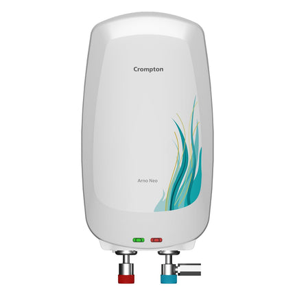 Crompton Arno Neo 3 Litres instant water heater (Geyser) with 3 Level Advance Safety and Food grade technology|Rust proof Body | 5 years tank warranty | 2 years element warranty 