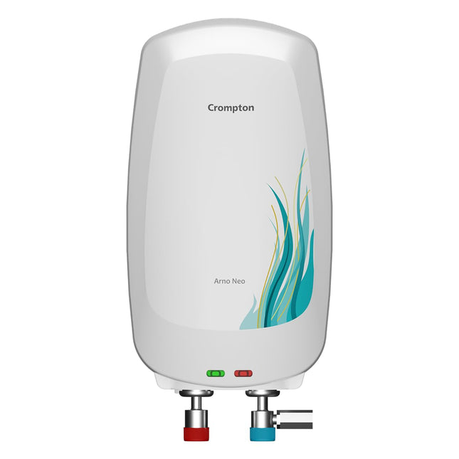 Crompton Arno Neo 3 Litres instant water heater (Geyser) with 3 Level Advance Safety and Food grade technology|Rust proof Body | 5 years tank warranty | 2 years element warranty 