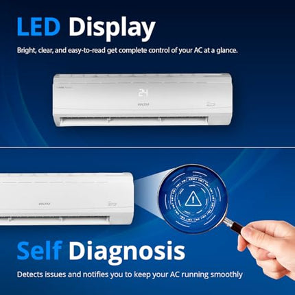 Voltas 1.5 ton 5 Star, Inverter Split AC (Copper, 4-in-1 Adjustable Mode, Anti-dust Filter, 185V Vectra CAR, White) 