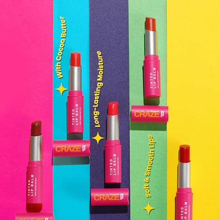 SWISS BEAUTY Craze Tinted Lightweight Lip Balm|Lip Protection And Lip Nourishment With Cocoa Butter|Shade- Marshmallow, 3.2G, Brown 