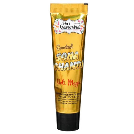 VR CREATIVES Non-Toxic Herbal Holi Colorur Golden and Sliver 20 ml Each Magic Holi Colors Pack of 2 