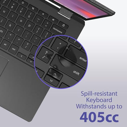 ASUS Chromebook CM14, Octa-Core MediaTek Kompanio 520, 14" (32.46 Cms) FHD, Thin and Light Chromebook (8GB RAM/128GB eMMC Storage/Chrome OS/Gray/1.45 Kg), CM1402CM2A-NK0129 