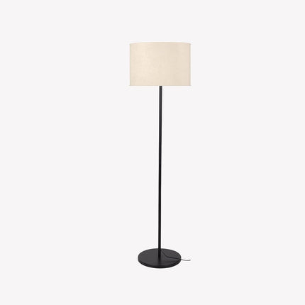 DEZIN KRAFT Metal Floor Lamp Standing Modern Black 4Ft Height With Lampshade 12 Inches Pack Of 1 (Beigeled) 