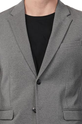 Integration Men's Casual Summer Coat, Stretchable Fabric, Ideal for Any Occasion (in, Numeric, 46, Regular, Grey) 