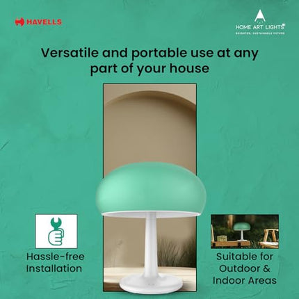 HAVELLS Solar Table Lamp (LED OPTISAVER 1W IP44 Solar Table LAMP) 