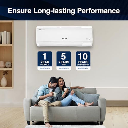 Voltas 1.5 ton 3 Star, Inverter Split AC (Copper, 4-in-1 Adjustable Mode, Anti-dust Filter, 183V Vectra CAW, White) 