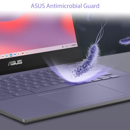 ASUS Chromebook CM14, Octa-Core MediaTek Kompanio 520, 14" (32.46 Cms) FHD, Thin and Light Chromebook (8GB RAM/128GB eMMC Storage/Chrome OS/Gray/1.45 Kg), CM1402CM2A-NK0129 