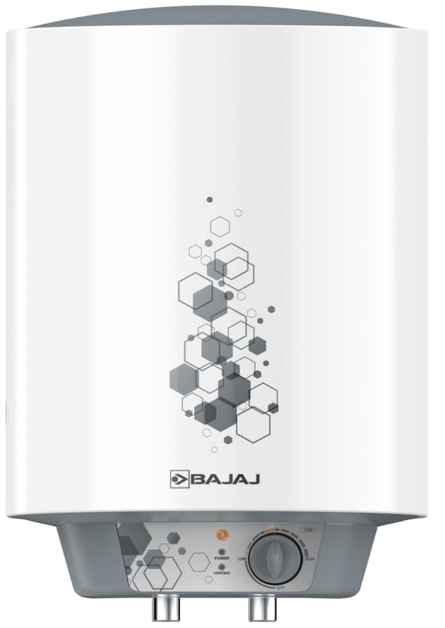 Bajaj Astor 15 Ltr Storage Water Heater | Water Heating With Swirl Flow Technology | Child Safety Mode | Inner Tank With 10 Years Warranty | Free Installation 【Grey & White】 