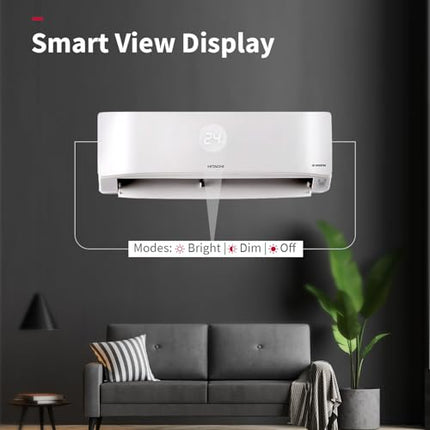 Hitachi 1 Ton Class 5 Star, 4-Way Swing, ice Clean, Xpandable+, Inverter Split AC (100% Copper, Dust Filter - 5400STXL RAS.G512PCBIBT, White) 