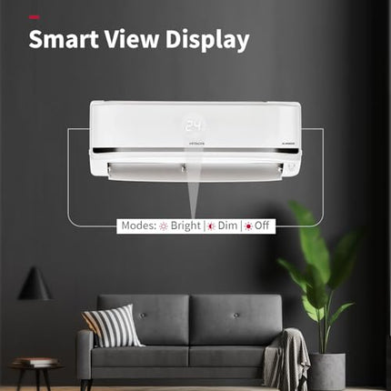 Hitachi 2 Ton Class 5 Star, 4-Way Swing, ice Clean, Xpandable+, Inverter Split AC (100% Copper, Dust Filter, 5500STXL RAS.V522PCBISH1, White) 