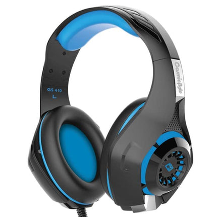 Cosmic Byte GS410 Wired Over-ear Headphones with Mic (Black/Blue, Pack Of 1) 