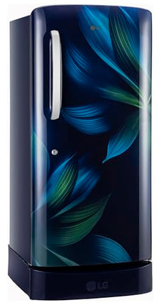LG 210 L, 5 Star, Direct Cool, Smart Inverter Compressor, Single Door Refrigerator (2025 Model, GL-D231ABAU, Blue Aurora, Humidity Controller, Base stand with Drawer & Fast Ice Making) 