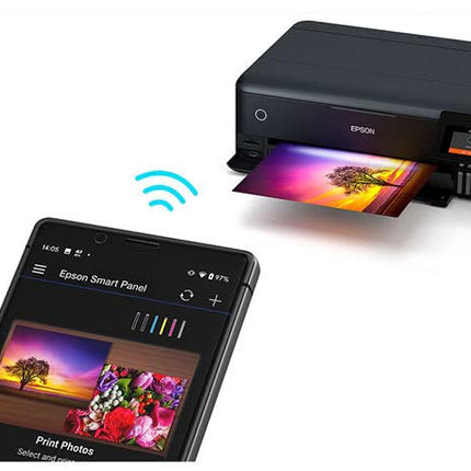 Epson Colour Ecotank L8180 Multifunction A3+ Inktank Photo Printer, Black 