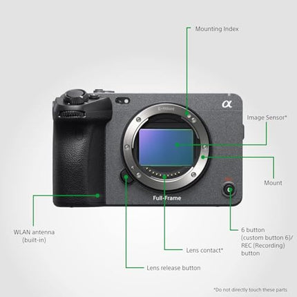 Sony Cinema Line FX3 Full-Frame Camera | 4K 120P | S-Cinetone | Dual Base ISO |Compact & Lightweight | Made for Filmmakers (‎ILME-FX3) - Grey