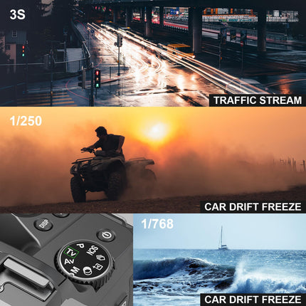 4K Digital Camera with 40X Zoom，64MP DSLR Camera for Photography Beginners，Autofocus 1080P HD Vlogging Camera with EIS，32GB SD Card，2 Batteries (2501) 