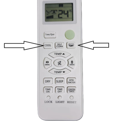 5 Year Warranty AC Remote Compatible for Haier Twin/Dual Inverter Split AC Remote 1.5 Ton (Work Only When Your Old Remote Same) 