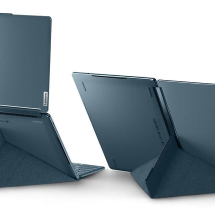 Lenovo Yoga Book 9 13th Gen Intel Evo Core i7 Dual 13.3" 2.8K OLED Display(2x33.7cm) with Pen+Keyboard|16GB/1TB SSD/Win 11/Office 2021/5.0MP IR Camera/360 B&W Rotating Soundbar/Teal/1.34Kg,82YQ001DIN 