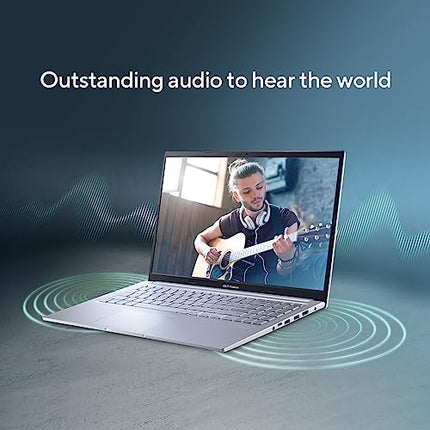 ASUS VivoBook 15 (2022), Intel®Core i3-1215U 12th Gen, 15.6" (39.62 cm) FHD, Thin and Light Laptop (8GB/512 SSD//Windows 11/Office 2021//Backlit KB/Icelight Silver/1.7 kg), X1502ZA-EJ322WS 