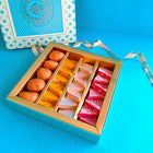 Kaju Katli Hamper | Desi Ghee Sweets | Festive Gift Pack | Hamper for Every Occasion | Birthday, Holi, Rakhi, New Year, Christmas, Anniversary | Kaju Katli Hamper - Strawberry Kaju Katli, Kesar Kaju Katli , Kaju Katli , MIni Kachori | Shark Tank India Bra 