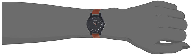 Sonata Essentials Black Dial Women Watch With Leather Strap-NS87030PL04W/NT87030PL04W 