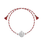 GIVA 925 Silver Leaf Ganesha Rakhi|Raksha Bandhan Rakhi for Brother | Gift for Men & Boys| With Certificate of Authenticity and 925 Stamp 